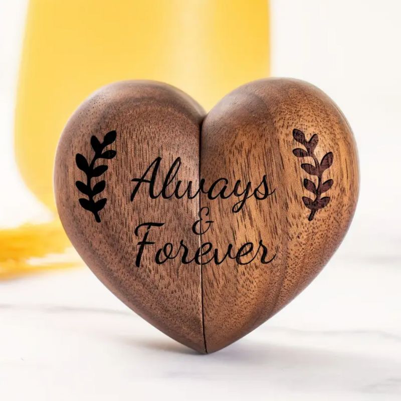 Always & Forever Couple Ring Box