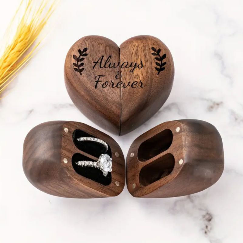 Always & Forever Couple Ring Box