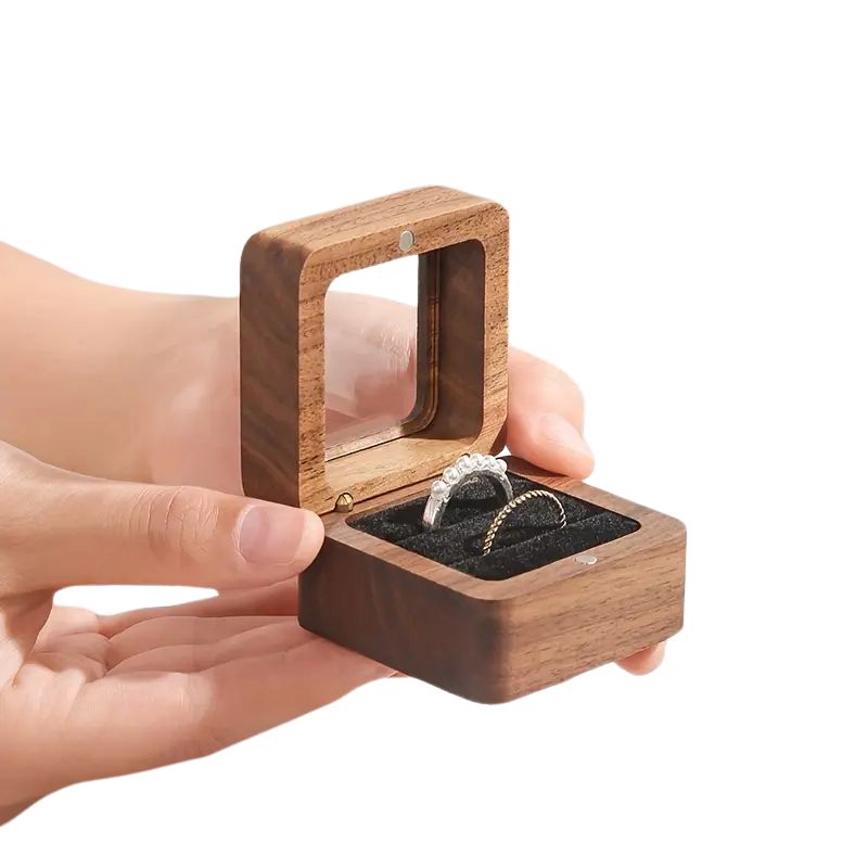 Gift For Her - Gift For Women - Wooden Ring Box UK - Couple Gift