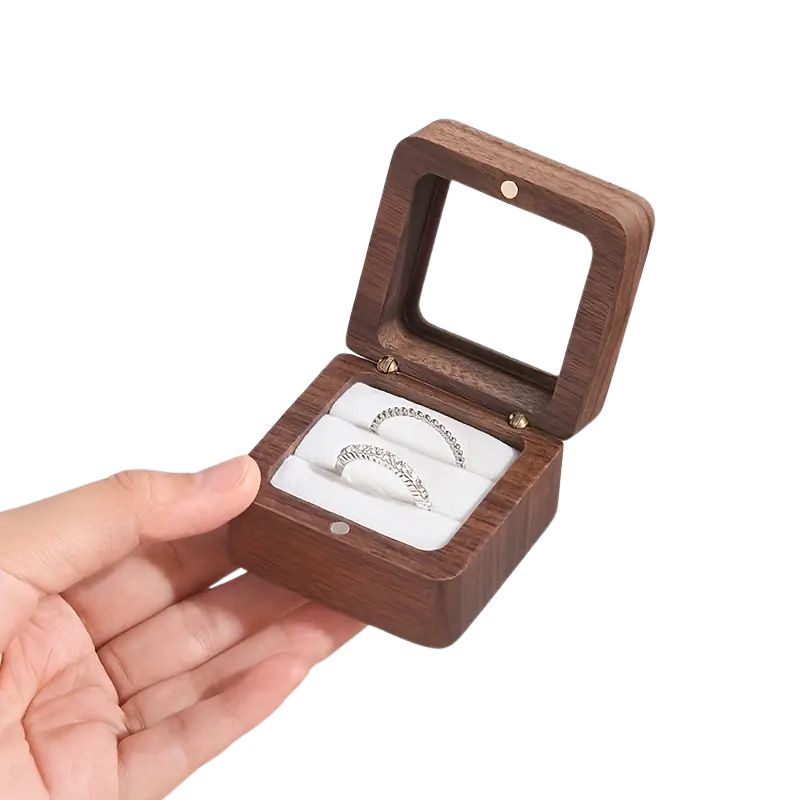 Gift For Her - Gift For Women - Wooden Ring Box UK - Couple Gift